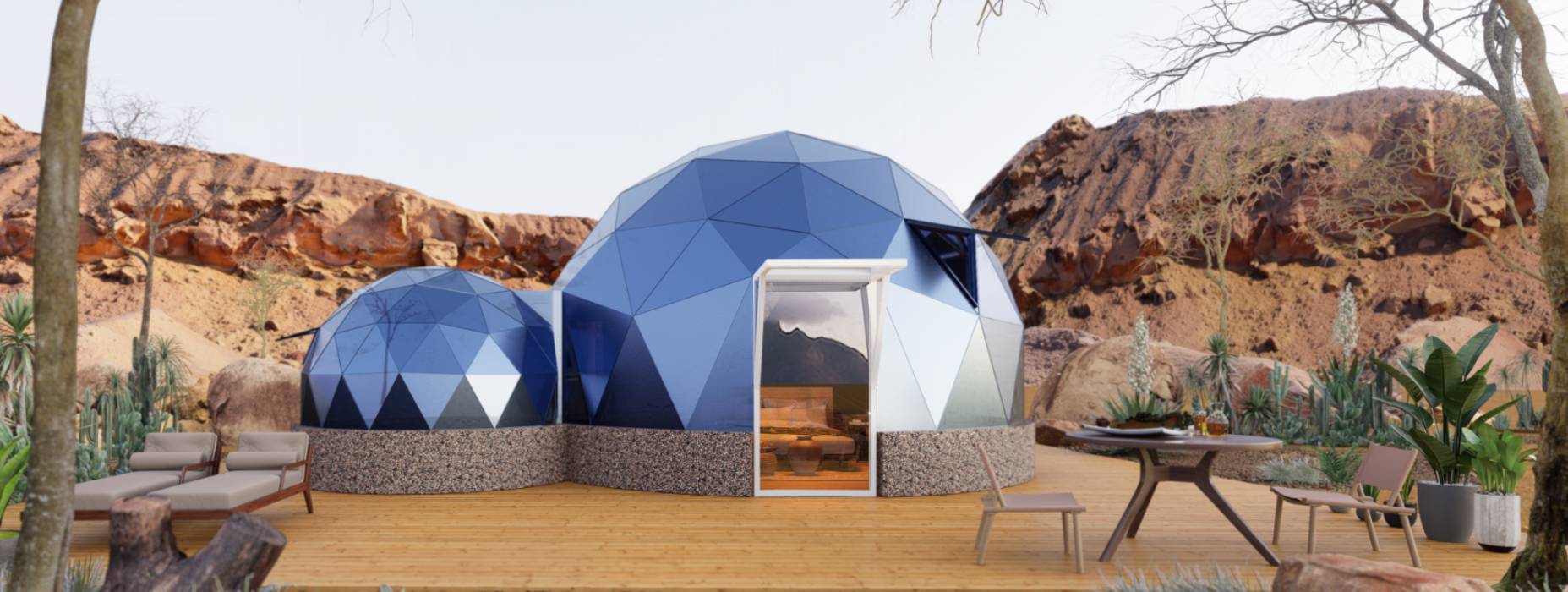 德宏球形智能光伏玻璃星空房